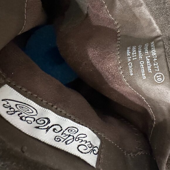 Naughty Monkey Suede Slouch Knee-High Boots Women’s Size 10 Taupe - Picture 6 of 6